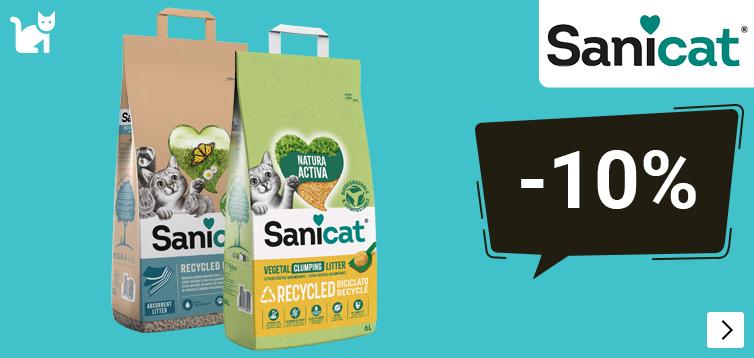 SANICAT SEPTEMBER 10% korting CAT